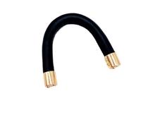 PU Leather Gift Box Handles Lady D Shaped Bag Belt Replacement DIY 20cm Handle for Luggage Clutches Tote Handbag Accessories(A-Black 20cm)
