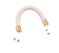 PU Leather Gift Box Handles Lady D Shaped Bag Belt Replacement DIY 20cm Handle for Luggage Clutches Tote Handbag Accessories(A-Beige 20cm)