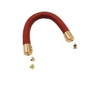 PU Leather Gift Box Handles Lady D Shaped Bag Belt Replacement DIY 20cm Handle for Luggage Clutches Tote Handbag Accessories(A-Brown 20cm)