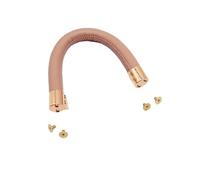 PU Leather Gift Box Handles Lady D Shaped Bag Belt Replacement DIY 20cm Handle for Luggage Clutches Tote Handbag Accessories(A-Khaki 20cm)