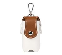 Pu Leather Golf Ball Storage Bag Metal Buckle Waist Hanging Storage Pouch Pocket Leather Golf Ball Waist and Belt Clip