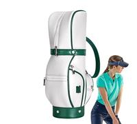 PU Leather Golf Pouch - Elastic Ball Carrier, Lightweight Shoulder Case, Durable Crossbodyy Bag Offering Secure Storage Option | Ideal For Practice Range Tournament Outdoor Sports Professional Play