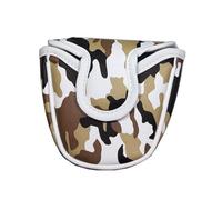 PU Leather Golfs Head Covers Rod Protective Cases Waterproofs Headcover Semicircle Golfs Iron Club Covers Club Head Cover Protective Cover Soft Enduring Portable