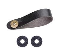 PU Leather Guitar Strap Holder Button Safe Headstock Adapter Tie for Acoustic Electric Guitar Bass Part PU Leather Headstock Adapter Tie