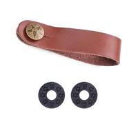 PU Leather Guitar Strap Holder Button Safe Headstock Adapter Tie for Acoustic Electric Guitar Bass Part PU Leather Headstock Adapter Tie