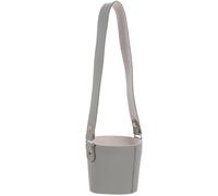Pu Leather Handheld Coffee Sleeve with Handle for Drink Cups