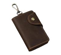 PU Leather Holder With Card Slot For Men Practical Waist Clip Keychain Organized Compact Travel Essential Wallet For Professionals
