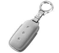 PU Leather Key Holder,Car Key Cover,Compatible Geely EX5 Car Key Cover Synthetic Leather Key Holder For Geely Galaxy E5 L7 L6 E8 M9 A7 Starry 8 Star ship 7 Case (white)