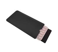 PU Leather Keyboard Sleeve Case Bag Travel Pouch for Logitech K580 K585 MK470 K40 Plus Slim Wireless Keyboards (Black)