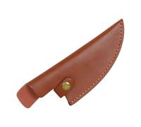 PU Leather Knife Edge Sheath: Suitable for 6 Inch Boning Knife Cleaver Blade Protector - Portable Knife Sheath Cassette (Brown)