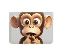 Pu Leather Laptop Sleeve Bag 13 Inch Waterproof Shock Resistant Notebook Carrying Case The Silent Monkey Lightweight Computer Skin Bag