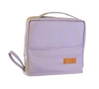 PU Leather Large Capacity Vertical Cosmetic Bag Storage Carrying Travel Suitcase Bag Women A5T4 Portable