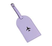 Pu Leather Luggage Baggage Tages Identity Document Label for Suitcases Backpack,Bag Suitcase Labels Travel Essential Luggage Tages for Suitcase