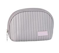 PU Leather Makeup Bag,Makeup Bag Pouch Travel Cosmetic Storage Bag for Makeup Brushes Digital Accessories,Multifunctional Storage Travel Toiletry Bag Skincare Bag (Púrpura)