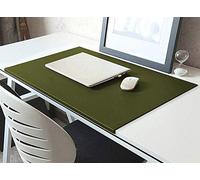 PU Leather Mouse Pad Desk Mat with Edge Protector,Desk Pad with Non-Slip L-Shaped Front Lip,Gaming Mouse Mat Writing Pad for Laptop Keyboard