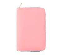 PU Leather Notebook Binder Refillable 6 Rings for Filler Paper Zippered Closure Refillable Planner Binders Cover Budget