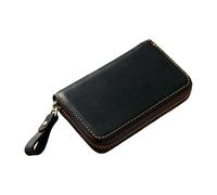 PU Leather Organizers with 6 Keys Hooks and Card Slot Compact Large Pocket Keychain Case for Coin Men Women Travel Case Wallet Holder