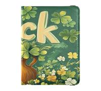 PU Leather Passport Card Holder Cover Combo Waterproof Passport Wallet for Women Girl Cute Passport Book Travel Essentials St.Patrick's Luck, St.Patrick's luck, One Size, Casual