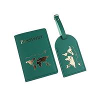 PU Leather Passport Cover Holder Luggage Tag For Women Men Travel Fashion Lover Couple Weddings Gift Passport Holder Women Leather