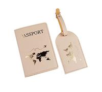 PU Leather Passport Cover Holder Luggage Tag For Women Men Travel Fashion Lover Couple Weddings Gift Passport Holder Women Leather