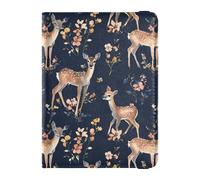 PU Leather Passport Holder Cover Ultra Slim Vaccine Card Holder Cover Combo for Family Vacation Travel Essentials, Multicolor05, One Size, Casual