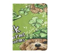 PU Leather Passport Holder Cover Ultra Slim Vaccine Card Holder Cover Combo for Women and Men Document Organizer Holder Accessories Travel Essentials St.Patrick's Luck Charms, St.Patrick's luck