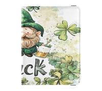 PU Leather Passport Holder Cover Wallet Ultra Slim Vaccine Card Holder Cover Combo for Women Girl Cute Passport Book Travel Essentials St.Patrick's Luck, St.Patrick's luck, One Size, Casual