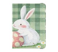 PU Leather Passport Holders Lightweight Vaccine Case Protector Cover for Women Men Family Document Organizer Holder Accessories Travel Essentials Easter Day Mr & Mrs, Easter day Mr & Mrs, One Size,