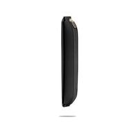 Pu Leather Pen Case Pencil Pouch Notebook Case Planner Binder Folder Book Travel Bag with Adjustable Elastic Band, black, Mass Beauty