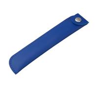 PU Leather Pencil Case Retro Pen Case Single Pencil Pouches with Button Solid Color Pen Bag School Supplies Single Bag with Snap Button Pu Leather for School