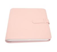PU Leather Photo Album, Photo Album 3 Inch Multifunctional High Transparent Pocket Lock Design 288 Pockets Mini 11 (Pink)