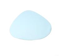 PU Leather Placemat 39CM with Rounded Edges for Safe Handling and Table Protection in For Kitchen Dining or Work Environment (Light blue)