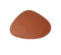 PU Leather Placemat for Tabletop Use in Dining Area For Kitchen Living Room or Business Space Heat Resistant Wipe Clean (Brown)