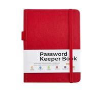 PU Leather Privacy Information Notebook Address Password Organiser Book for Sensitive Information Management Protect Waterproof