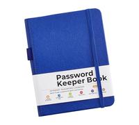 PU Leather Privacy Information Notebook Address Password Organiser Book for Sensitive Information Management Protect Waterproof