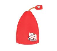 PU Leather Pull Out Car Key Case with Spacious Large Capacity, Stylish Car Keychain for Organizing and Protecting Car Keys (3#)