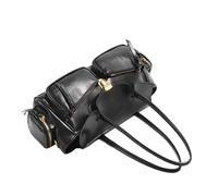 Pu Leather Purse Clutches Shoulder Toted Handbag Shoulder Bag for Women Girls Crossbody Bag with Removable Straps Gifts Toted Zipper Faux Leather Purses