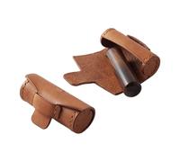 PU Leather Round Cosmetic Pouches with Vertical Storage Space Perfect for Organizing Desk or Carry on Essential Pu Leather Stationery Supervisor