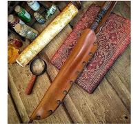 PU Leather Scabbard Holder, Medieval Warrior Samurai Leg Dagger Scabbard,Thigh Harness Sword Knife Holder Holster (C)