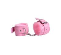 PU Leather Sex Flirting Couples Game Sex Products Sex Bondage Cuffs Restraints Bondage Cuffs Sex Toys Roleplay Tools Pink One Size