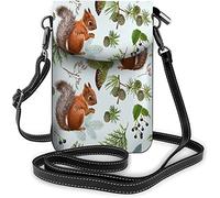 Pu Leather Small Cell Phone Purse Big White Dark Head Ferocity Tiger Open Mouth Crossbody Bags Travel Wallet