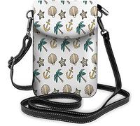 Pu Leather Small Cell Phone Purse Big White Dark Head Ferocity Tiger Open Mouth Crossbody Bags Travel Wallet