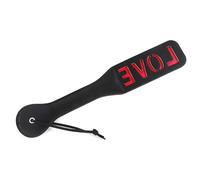 PU Leather Spanking Paddle for Couples - Love Shape Sex Toys