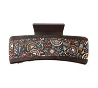 PU Leather Square Hair Clip Women Fashionable Hairpin Children Friendly Hairclip For Daily Commute Or Office Wear