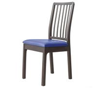 PU Leather Stain Resistant Chair Cover Elastic Straps for a Secure and Snug Fit on Dining Chairs (blue)