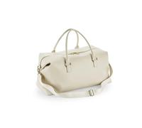 PU Leather Travel Bag Bag Base Blanc 25 L