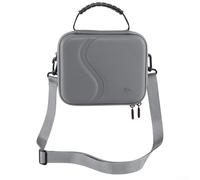 PU Leather Travel Case, Storage Box PU Handheld Gimbal Stabilizer Box for Osmo Mobile 7 Pro/7P - 215*190*70 Mm Grey Hardshel