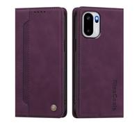 PU Leather Wallet Case for Oneplus ACE 6 ULTRA 5G, Magnetic Closure Flip Phone Cover with Card Slots, Stand Function Shockproof Protective Folio Case.Purple
