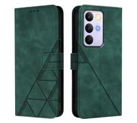 PU Leather Wallet Case for Realme C83 5G India/Realme C85/Realme 15X Book Flip Folio Magnetic Cover,holder Kickstand with Shockproof Shell Card Slots.Green