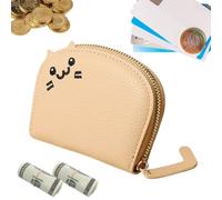 PU Leather Wallet Pouch - Change Purse Wallet, 10xm Portable Card Holder for Organization, Synthetic Leather Shell with Cute Cartoon Graphic, Resilient Storage Tool for Carrying and Securing